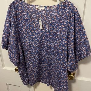NWT Floral Blouse